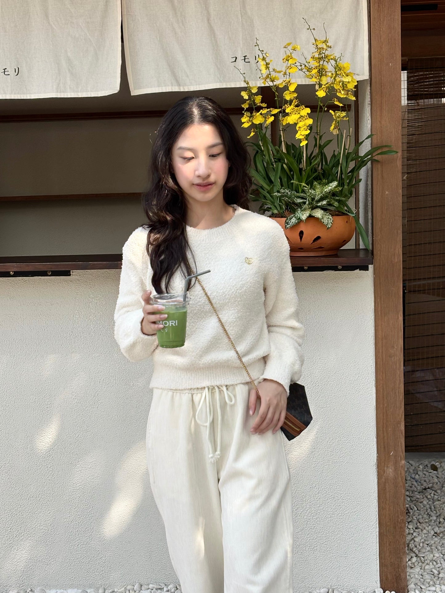 Ivory White Knit Sweater | Gentle Hearts Collection