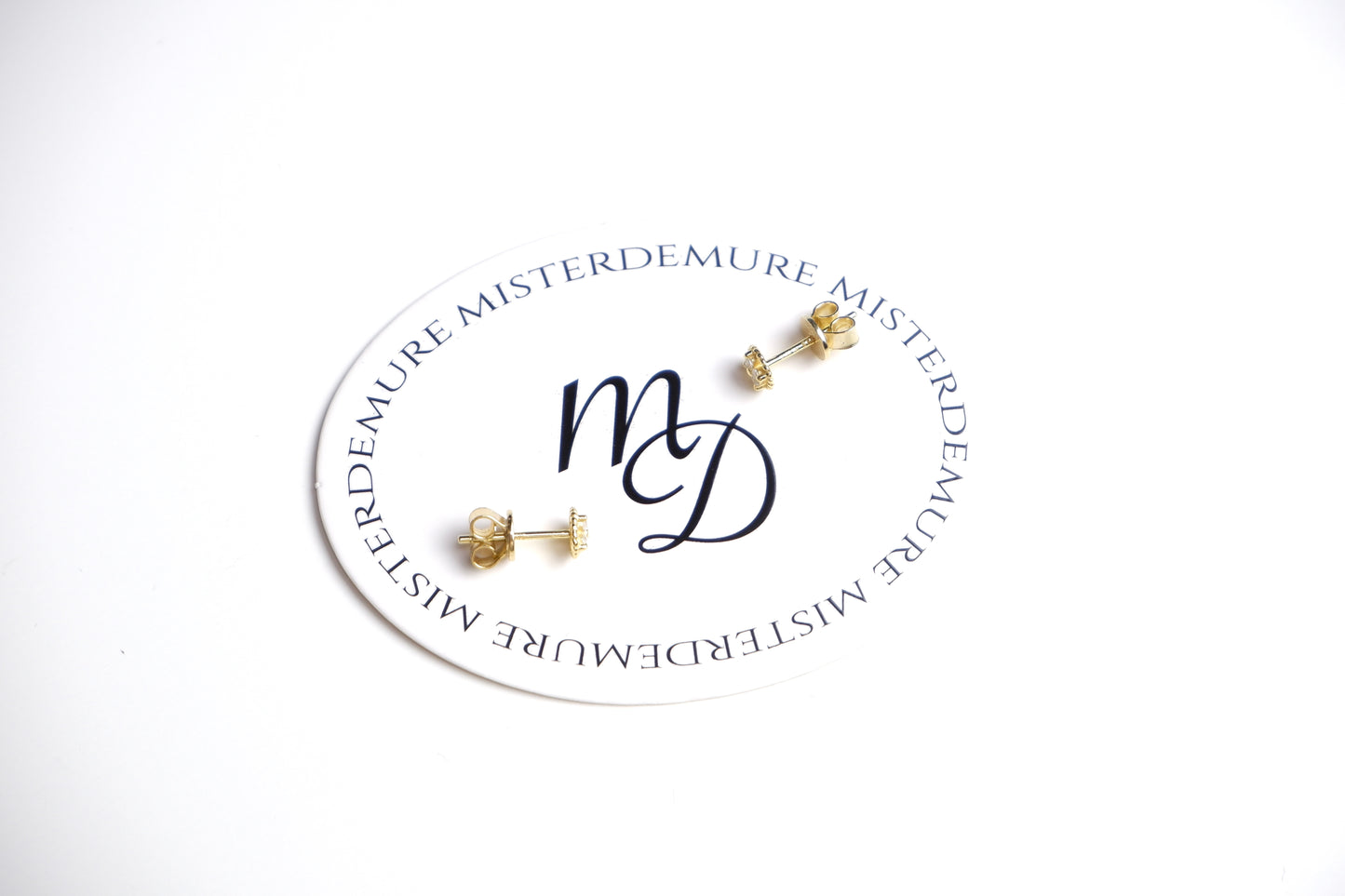 Gold Mini Studs Earrings | The Grace Collection