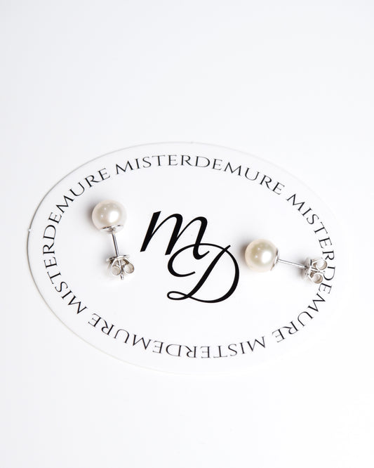 Pearl Studs Earrings | The Grace Collection
