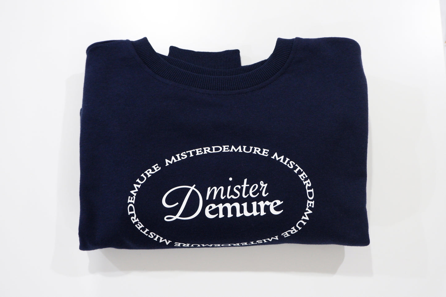 Mister demure’s navy blue original crop sweater | Winter Collection