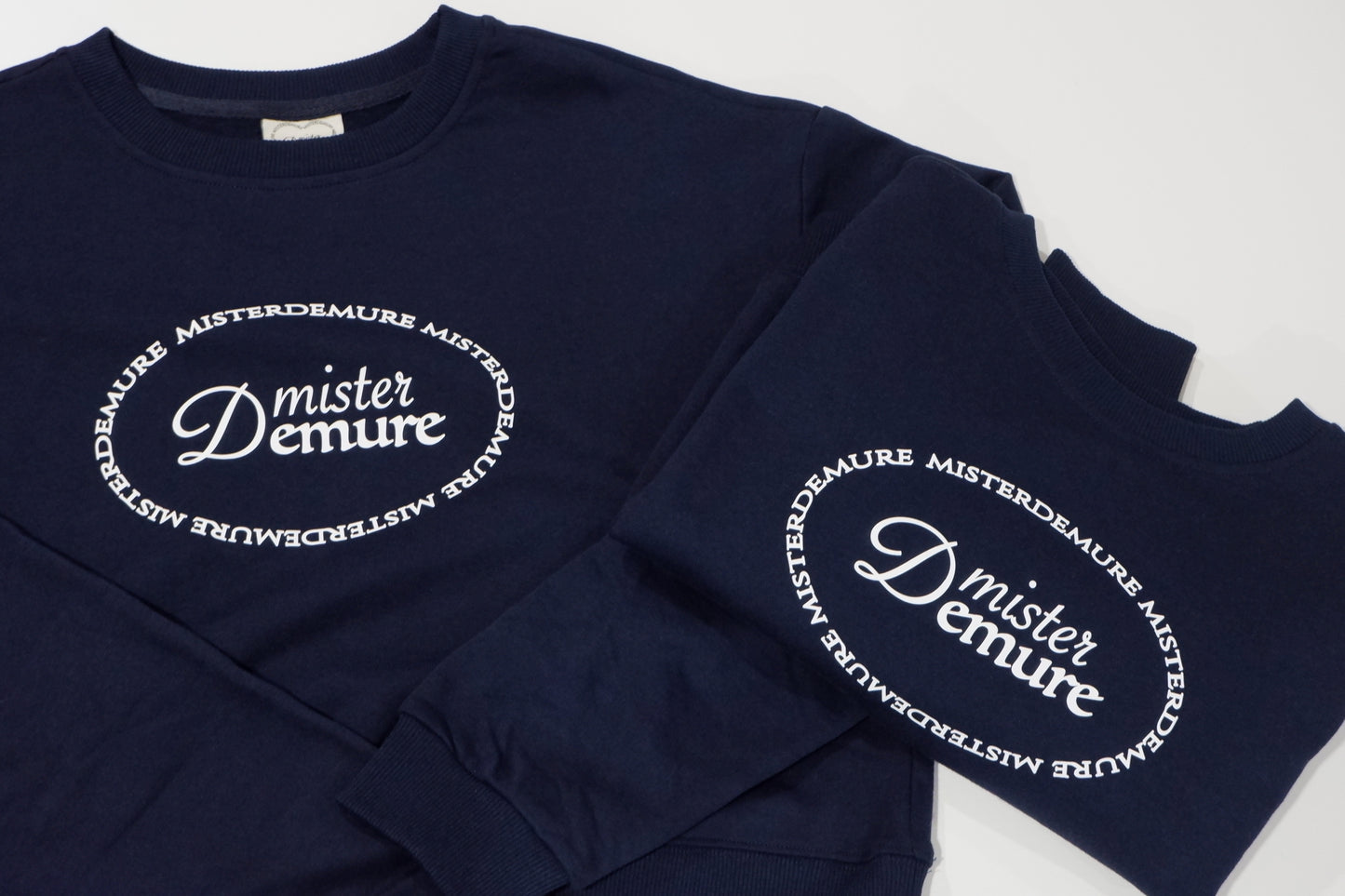 Mister demure’s navy blue original crop sweater | Winter Collection